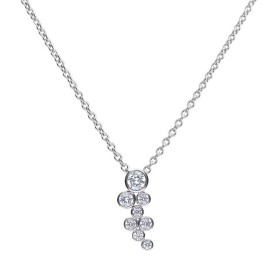 Luxusní stříbrný přívěsek s řetízkem Diamonfire