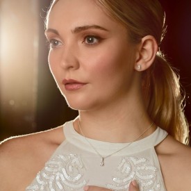 Luxusní stříbrný přívěsek s řetízkem Diamonfire