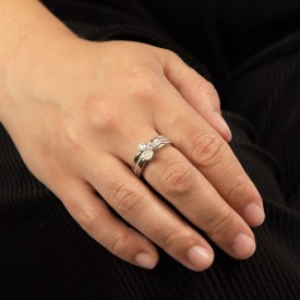 Luxusní stříbrný prsten zn. Diamonfire