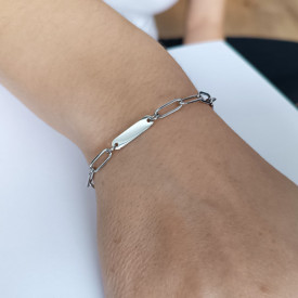 Ocelový ID náramek na gravírování 3x meno