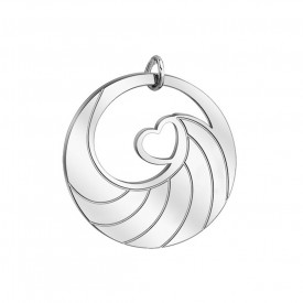 Ocelový přívěsek na gravírování Family Disk