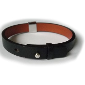 Pánský kožený náramek 2x ID