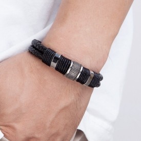 Pánský kožený náramek na gravírování