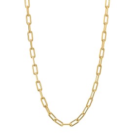Stříbrný náhrdelník Gold plated Link