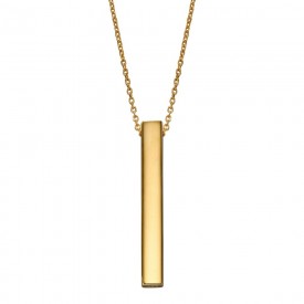 Stříbrný náhrdelník na gravírování gold