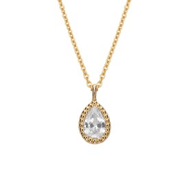 Stříbrný náhrdelník Teardrop GOLD