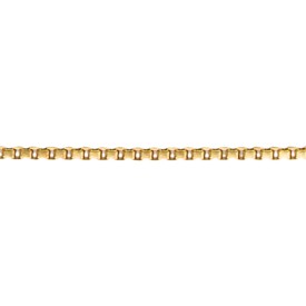 Stříbrný pozlacený řetízek 41+5cm
