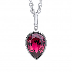 Stříbrný přívěsek Pear Shape Crystal Pendant