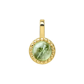 Stříbrný přívěsek Peridot - Srpen