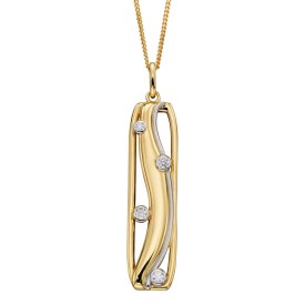 Stříbrný přívěsek + řetízek Fiorelli silver