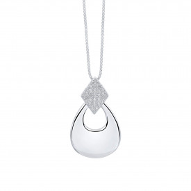 Stříbrný přívěsek s řetízkem Fiorelli silver