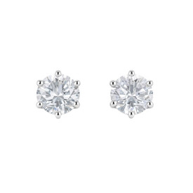 Stříbrné napichovačky Cubic Zirconia