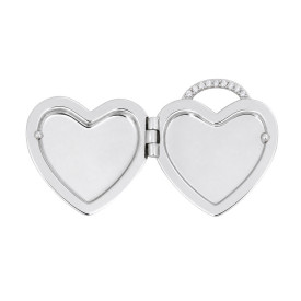 Stříbrný medailon SRDCE Cubic Zirconia