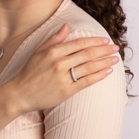 Stříbrný prsten Diamonfire