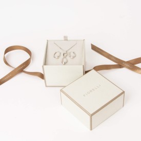 Stříbrné náušnice + přívěsek Fiorelli Silver