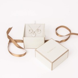 Stříbrný náhrdelnik + náušnice Fiorelli Silver