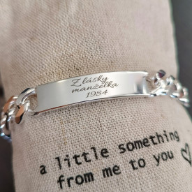 Pánsky stříbrný náramek