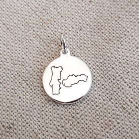 Stříbrný přívěsek na gravírování - disk