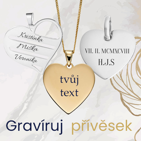 gravíruj prívesek
